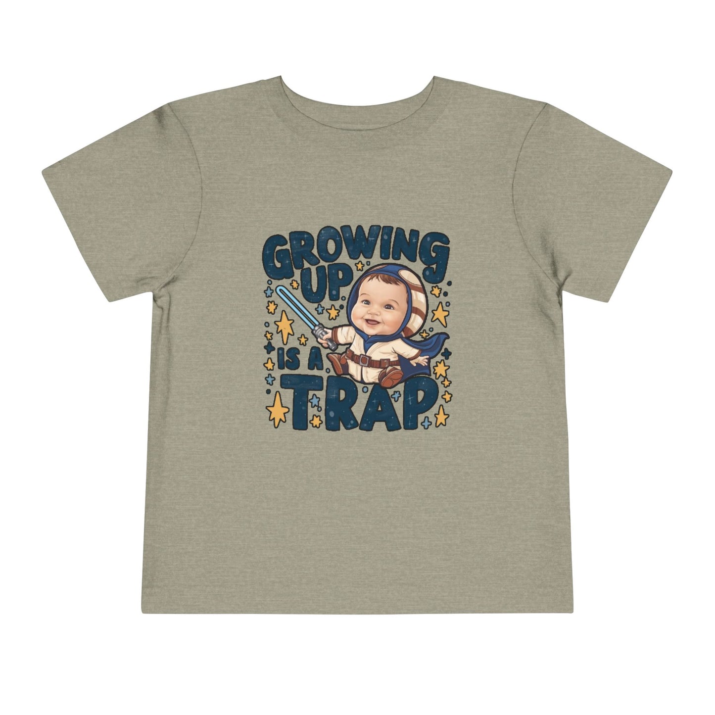 "GROWING UP IS A TRAP" Toddler Short Sleeve Tee