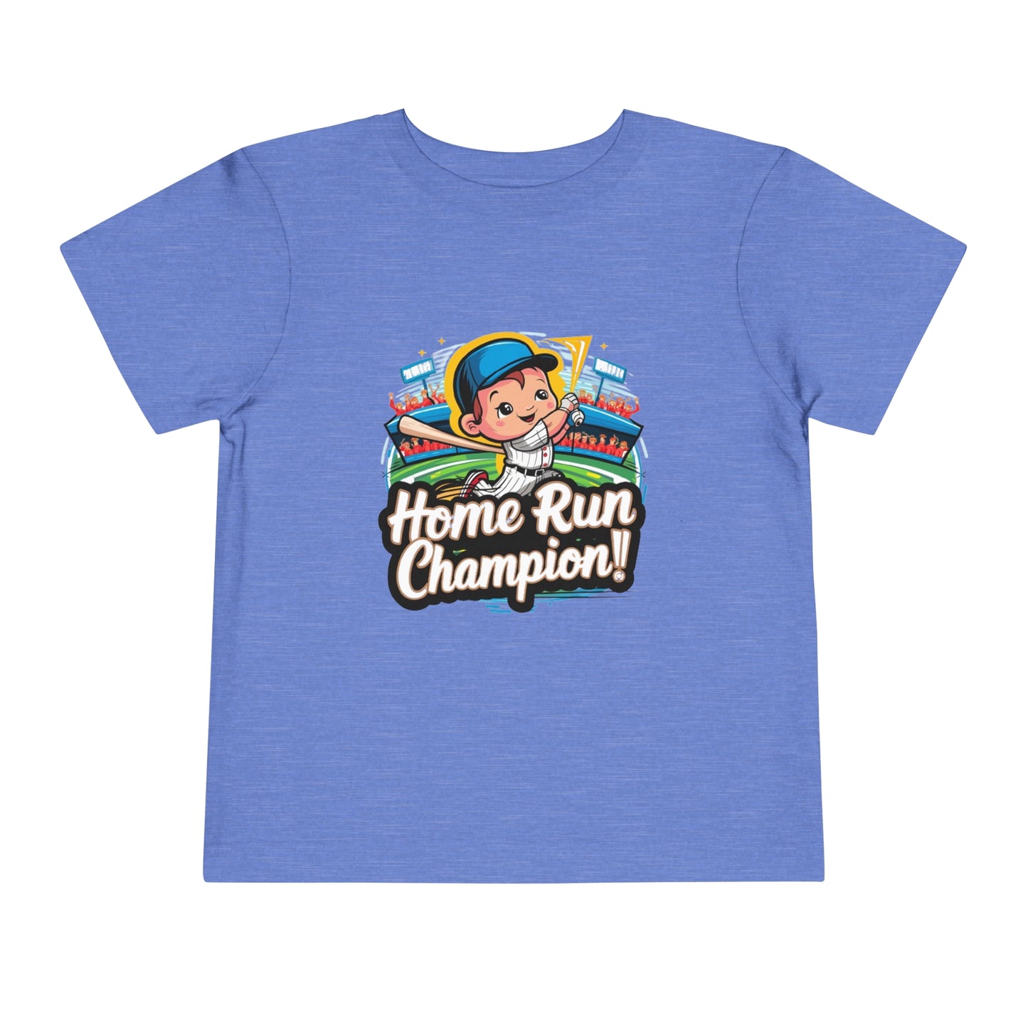 "HOME RUN CHAMPION" Toddler Short Sleeve Tee