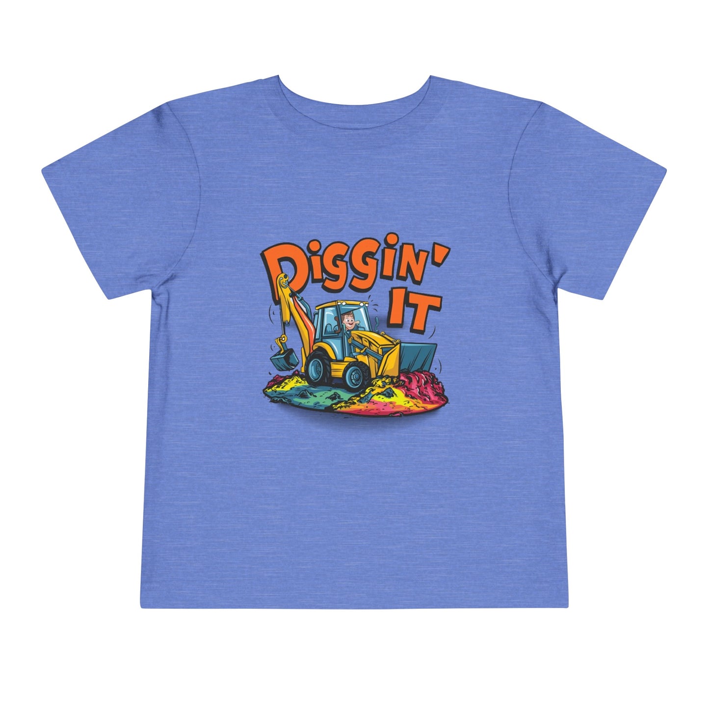 "DIGGIN' IT - BACKHOE" Toddler Short Sleeve Tee