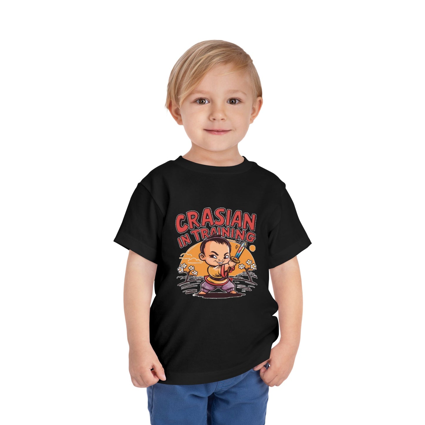 "CRASIAN IN TRAINING" Toddler Short Sleeve Tee