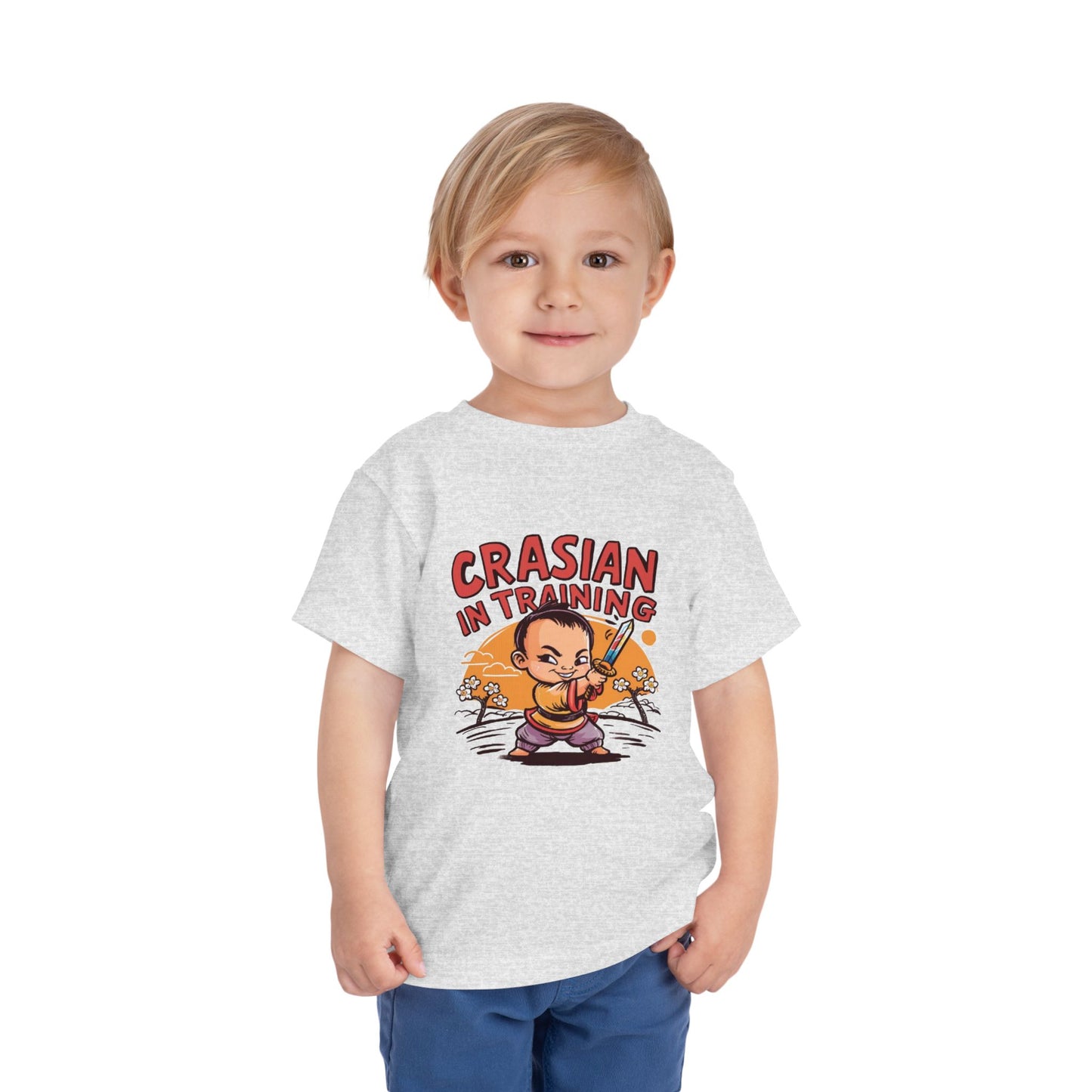 "CRASIAN IN TRAINING" Toddler Short Sleeve Tee