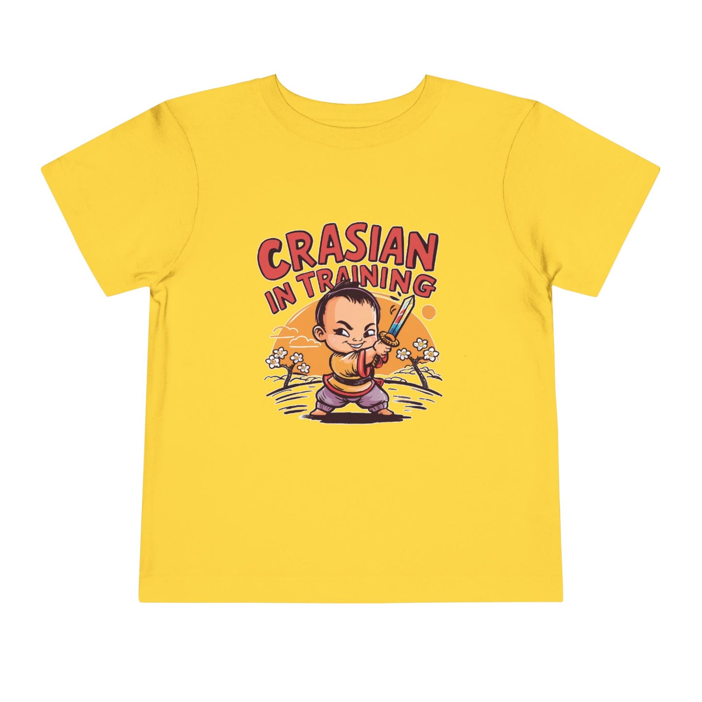 "CRASIAN IN TRAINING" Toddler Short Sleeve Tee