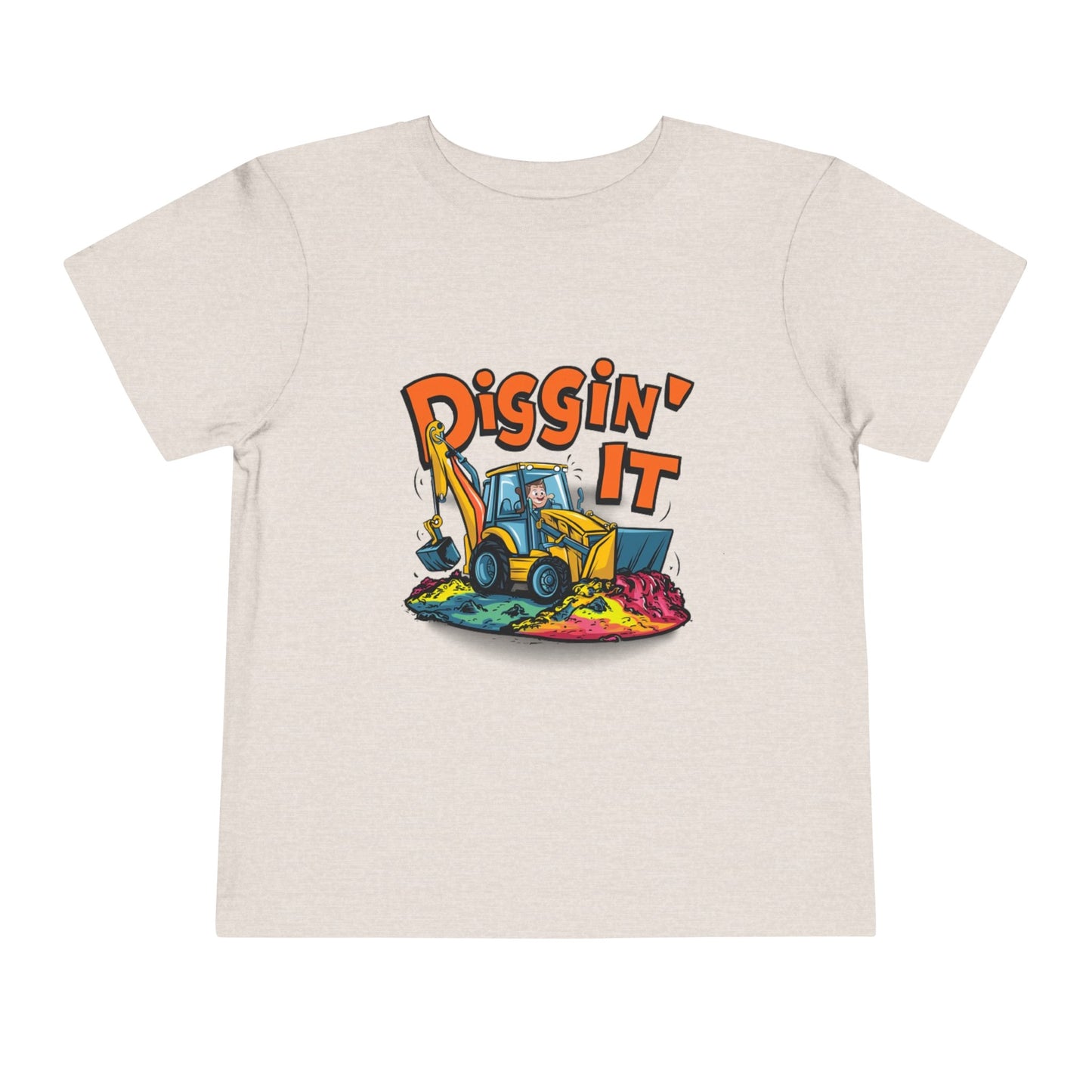 "DIGGIN' IT - BACKHOE" Toddler Short Sleeve Tee