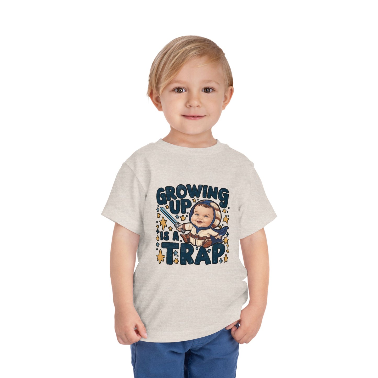 "GROWING UP IS A TRAP" Toddler Short Sleeve Tee