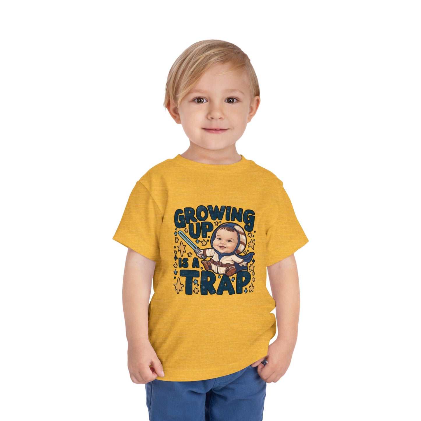 "GROWING UP IS A TRAP" Toddler Short Sleeve Tee