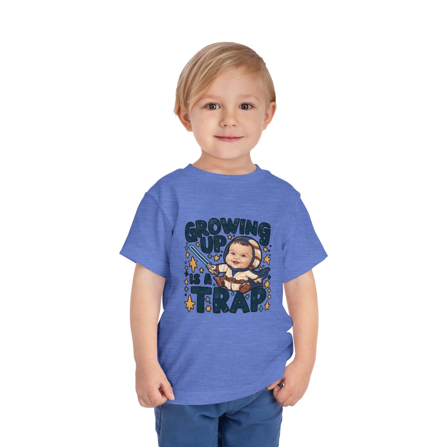 "GROWING UP IS A TRAP" Toddler Short Sleeve Tee