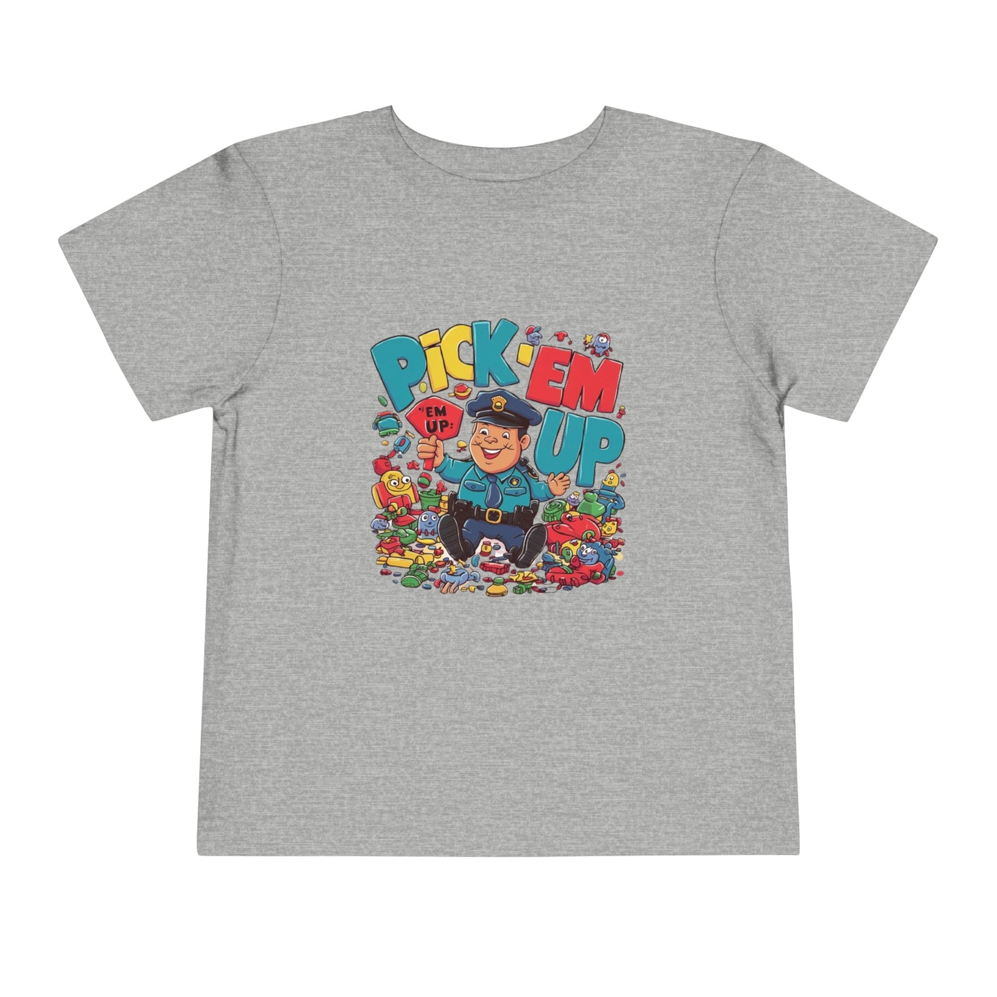 "TOY POLICE - PICK 'EM UP" Toddler Short Sleeve Tee