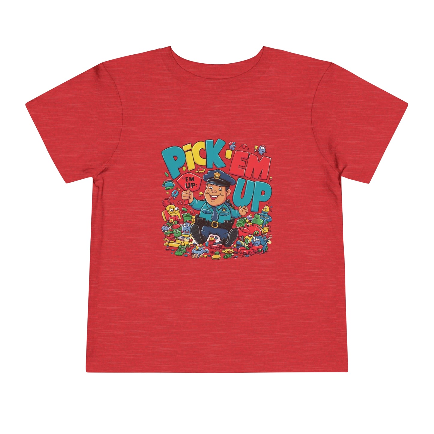 "TOY POLICE - PICK 'EM UP" Toddler Short Sleeve Tee