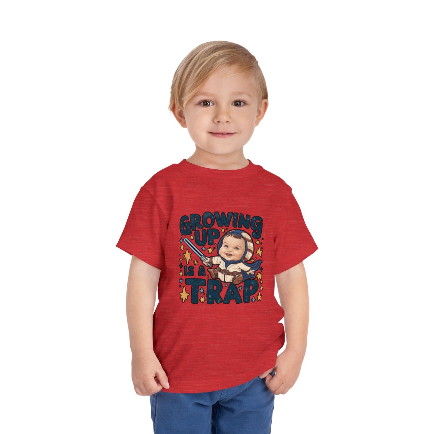 "GROWING UP IS A TRAP" Toddler Short Sleeve Tee