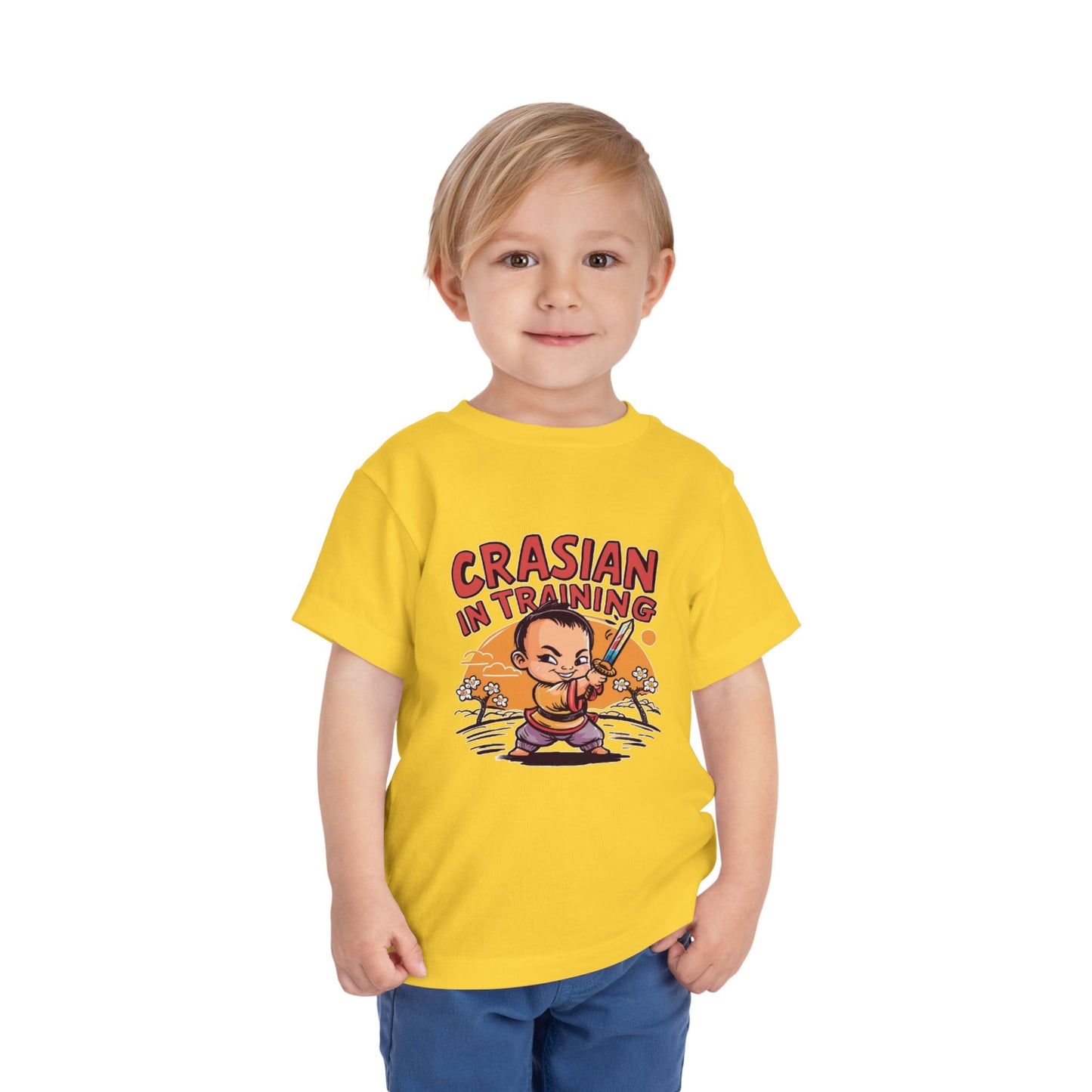 "CRASIAN IN TRAINING" Toddler Short Sleeve Tee