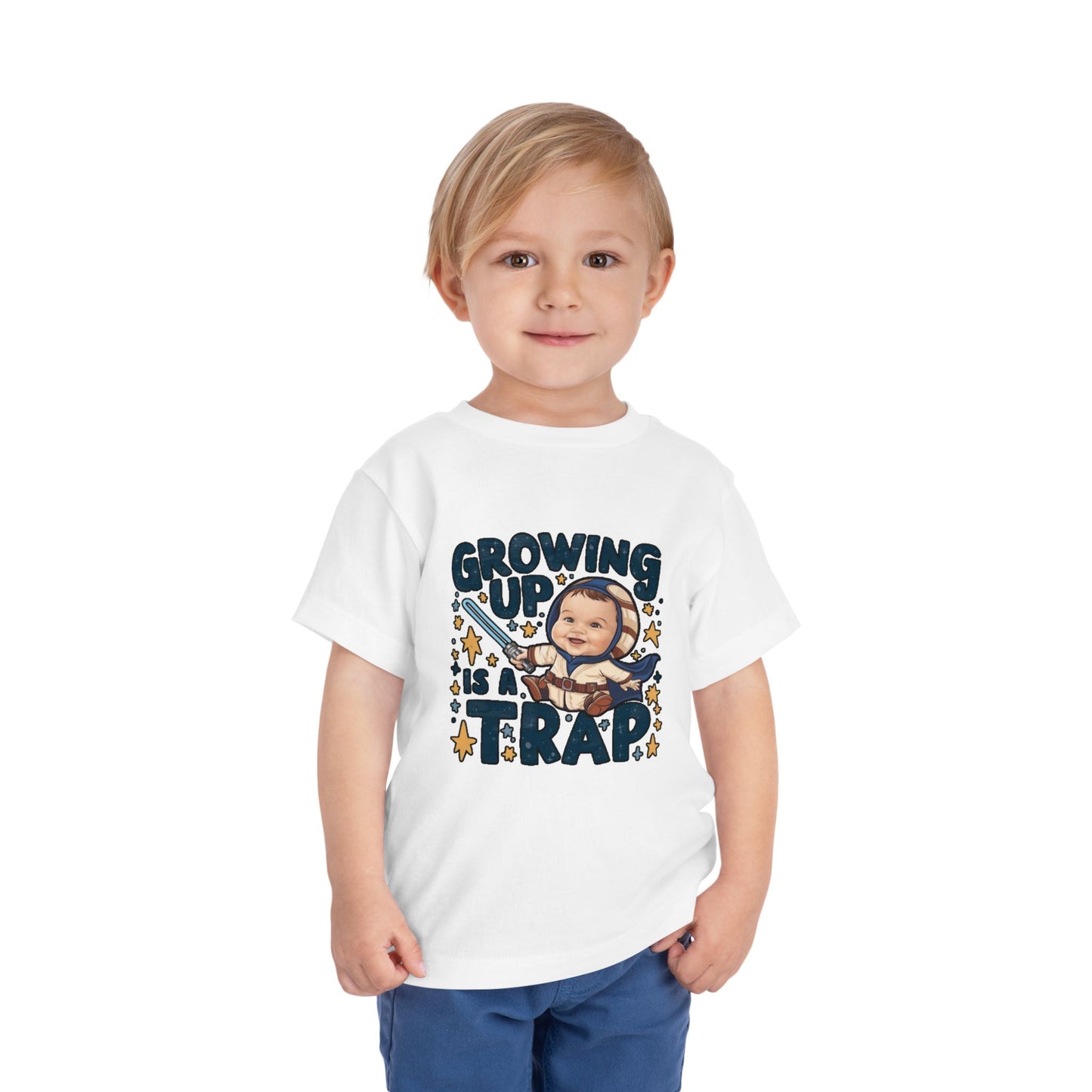 "GROWING UP IS A TRAP" Toddler Short Sleeve Tee