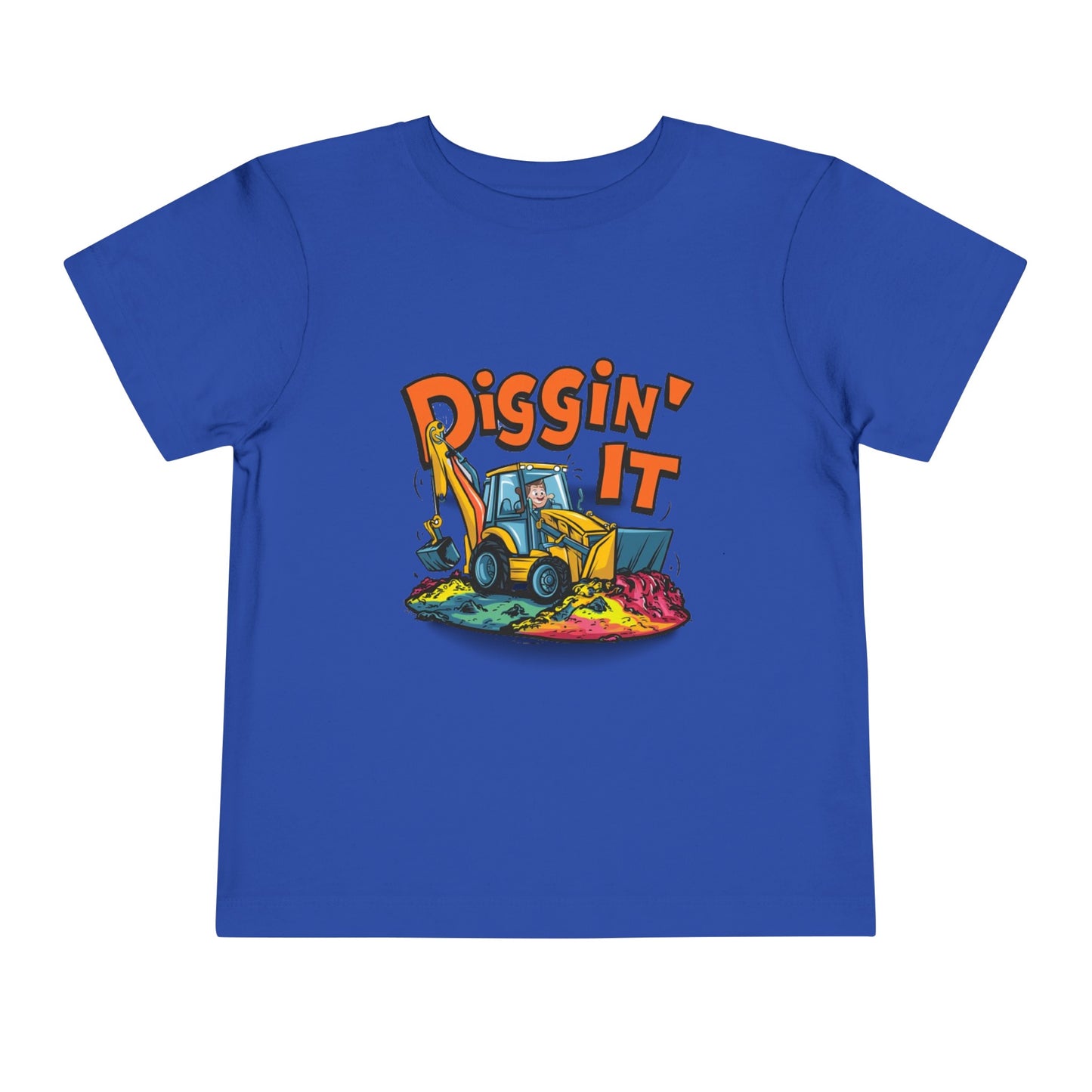 "DIGGIN' IT - BACKHOE" Toddler Short Sleeve Tee