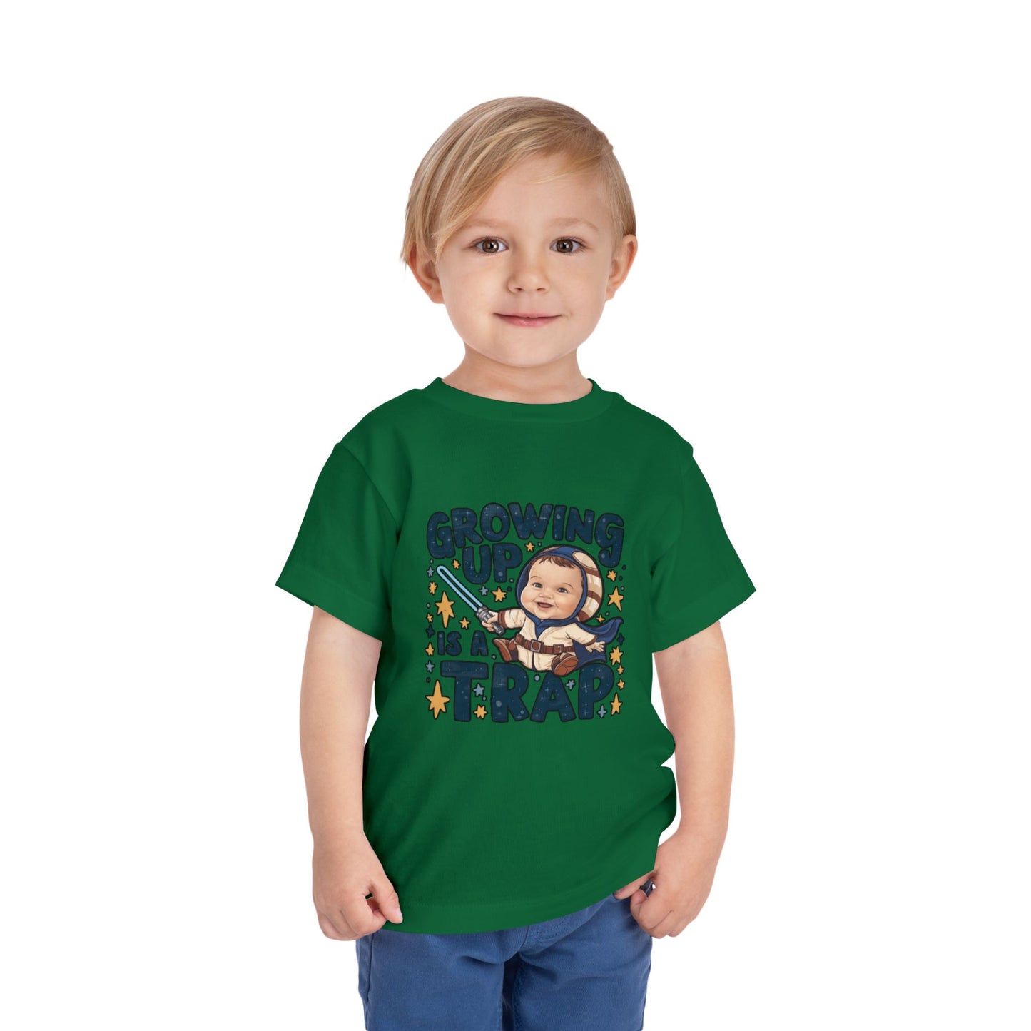 "GROWING UP IS A TRAP" Toddler Short Sleeve Tee