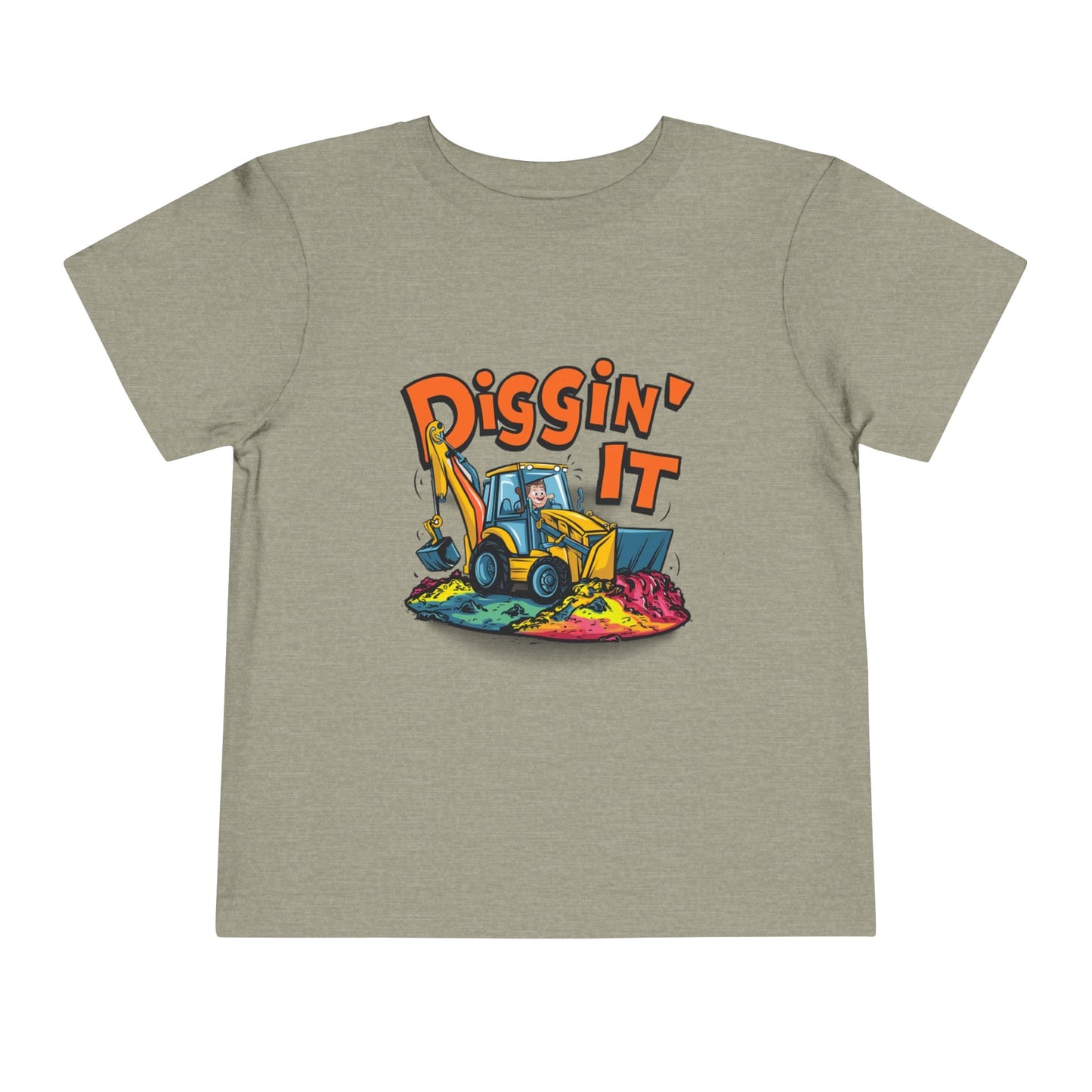 "DIGGIN' IT - BACKHOE" Toddler Short Sleeve Tee