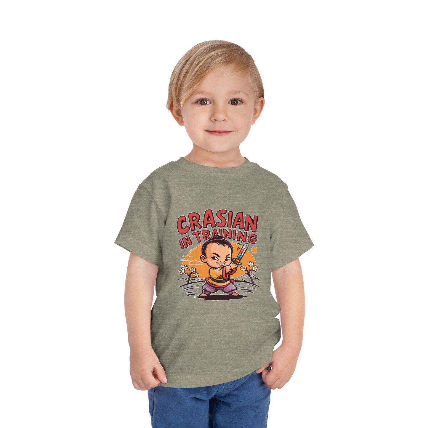 "CRASIAN IN TRAINING" Toddler Short Sleeve Tee