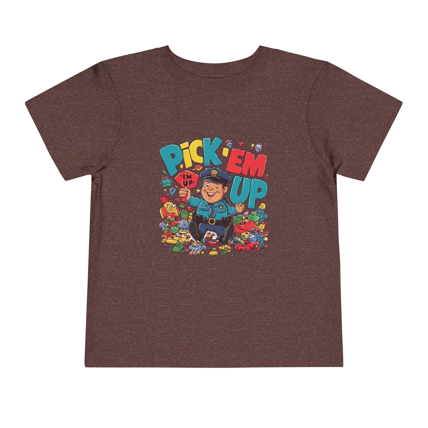 "TOY POLICE - PICK 'EM UP" Toddler Short Sleeve Tee