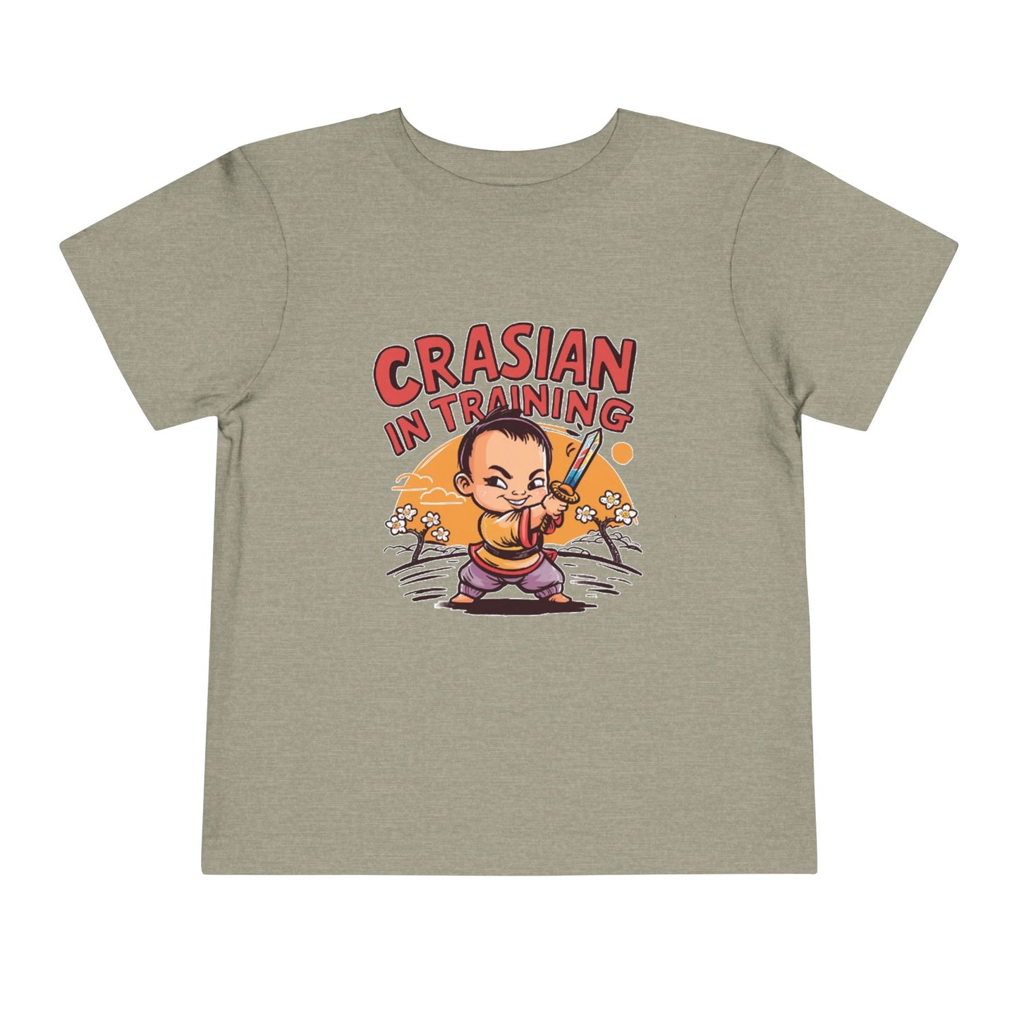 "CRASIAN IN TRAINING" Toddler Short Sleeve Tee