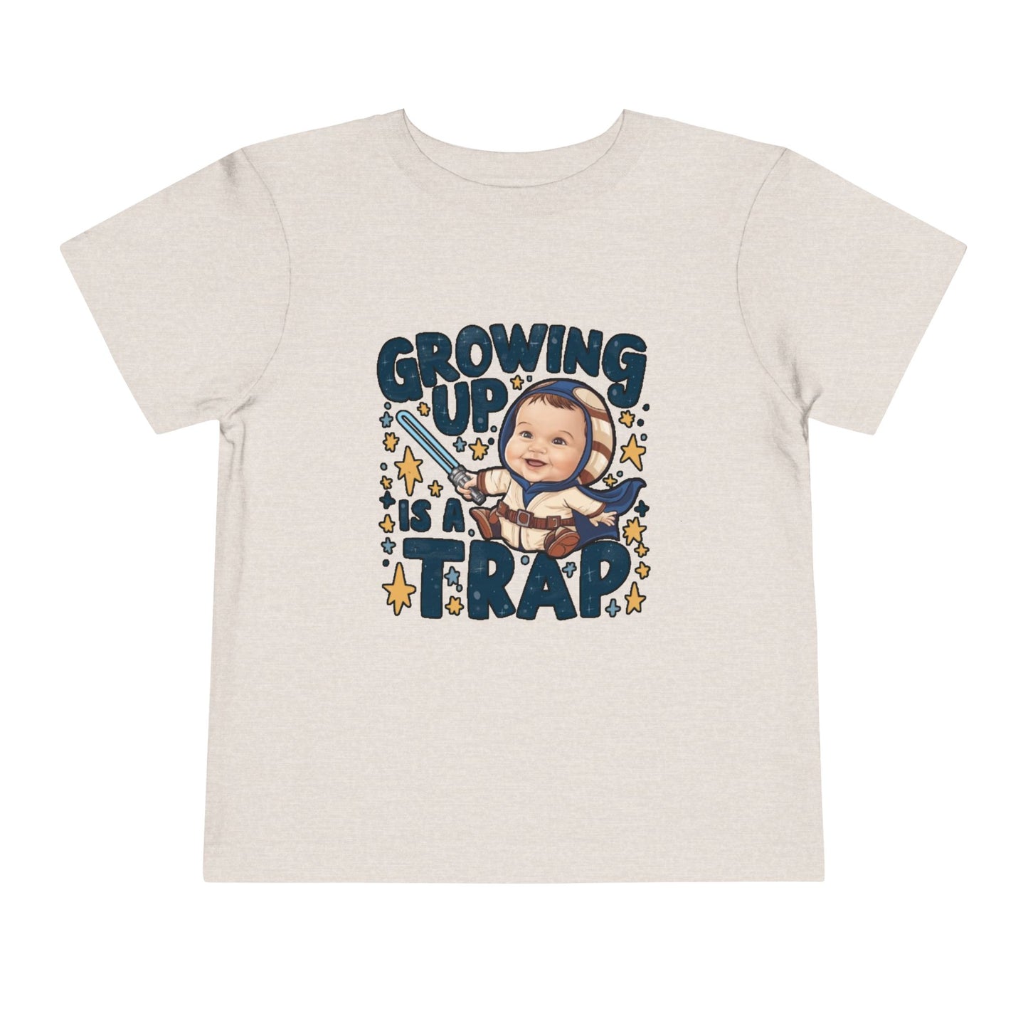 "GROWING UP IS A TRAP" Toddler Short Sleeve Tee