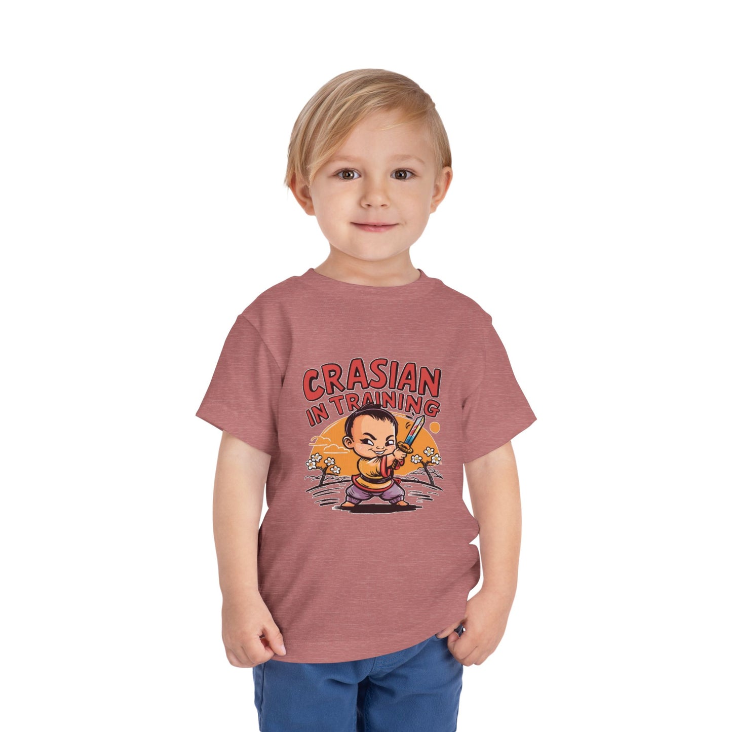 "CRASIAN IN TRAINING" Toddler Short Sleeve Tee