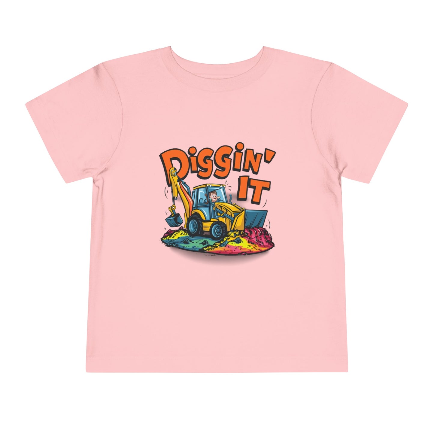 "DIGGIN' IT - BACKHOE" Toddler Short Sleeve Tee