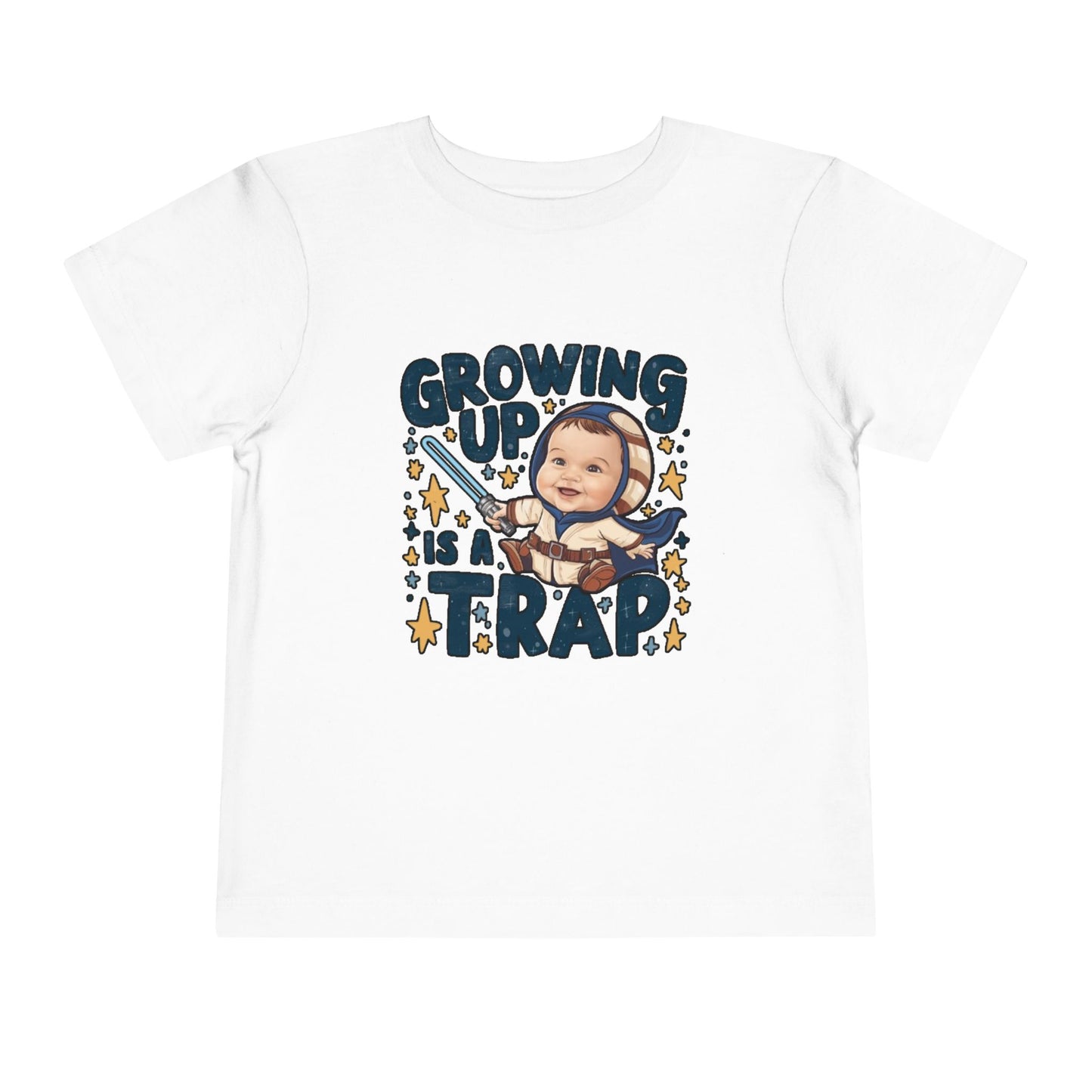 "GROWING UP IS A TRAP" Toddler Short Sleeve Tee