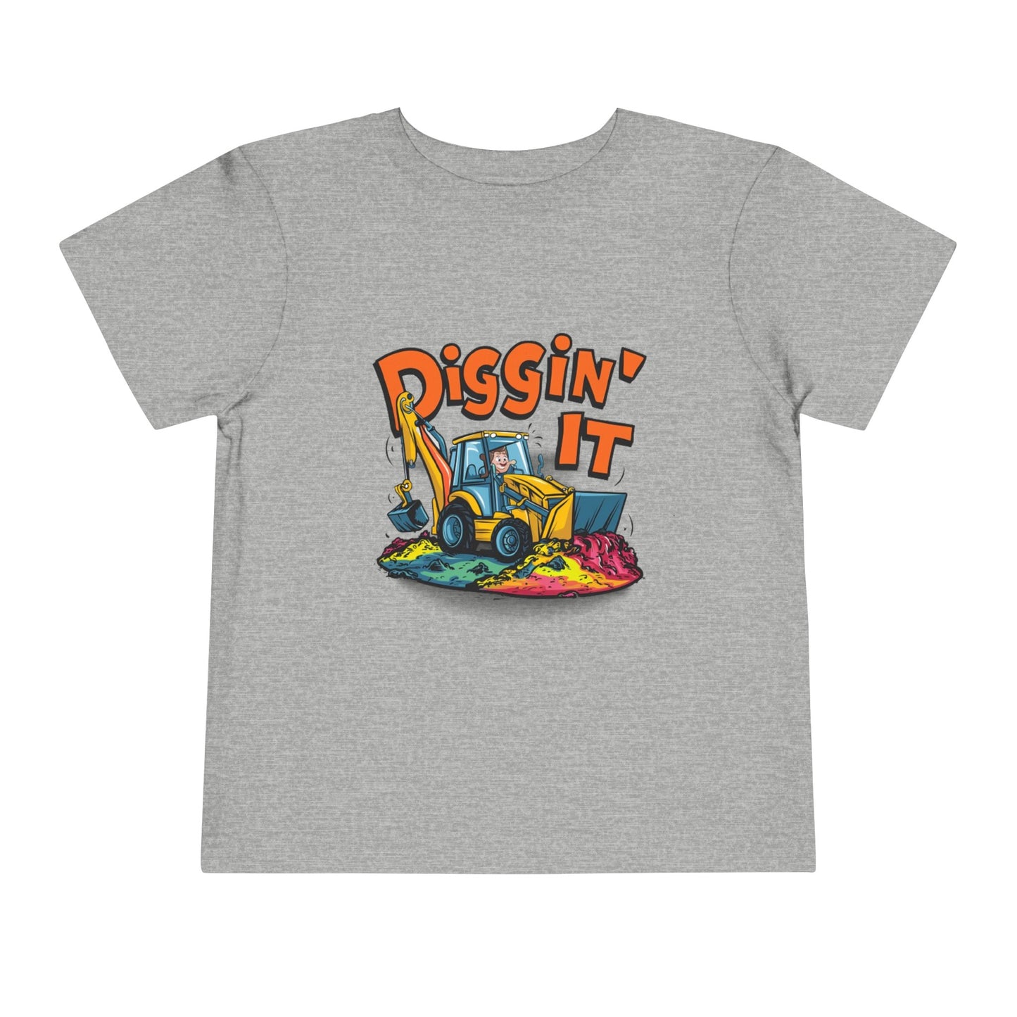 "DIGGIN' IT - BACKHOE" Toddler Short Sleeve Tee