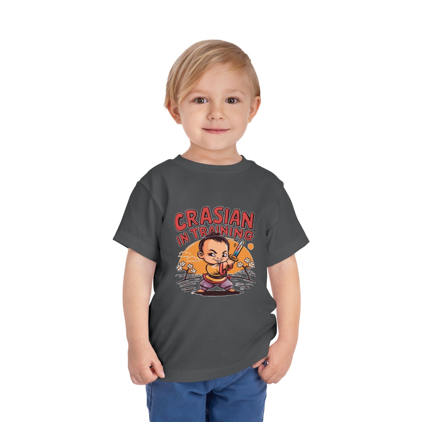 "CRASIAN IN TRAINING" Toddler Short Sleeve Tee