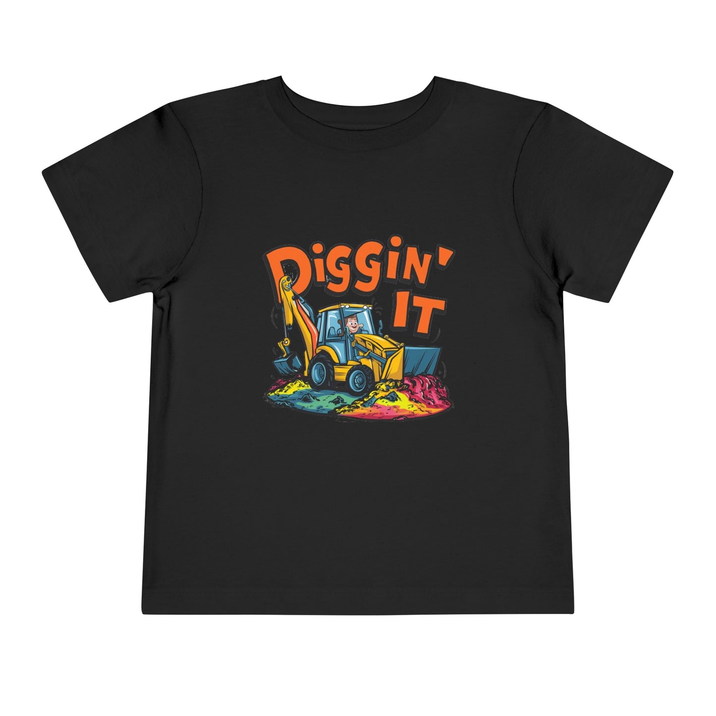 "DIGGIN' IT - BACKHOE" Toddler Short Sleeve Tee