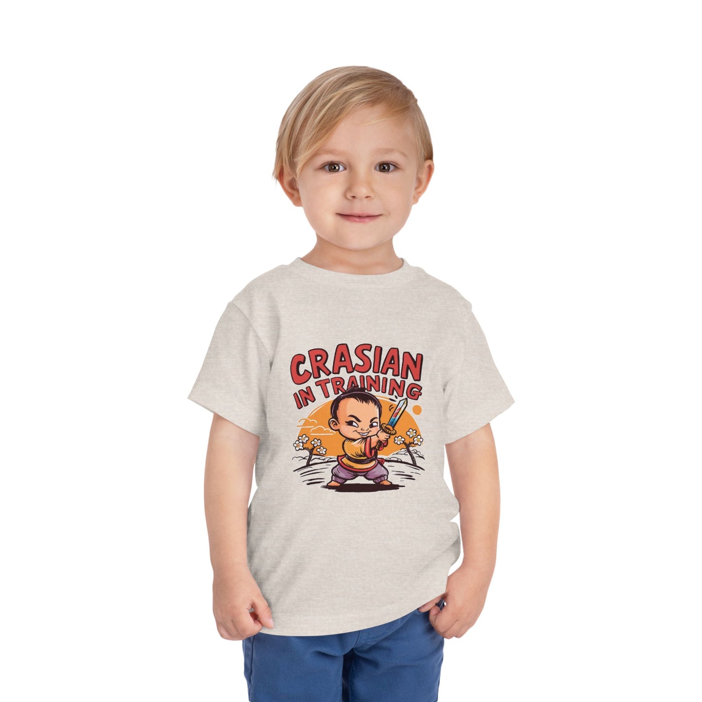 "CRASIAN IN TRAINING" Toddler Short Sleeve Tee