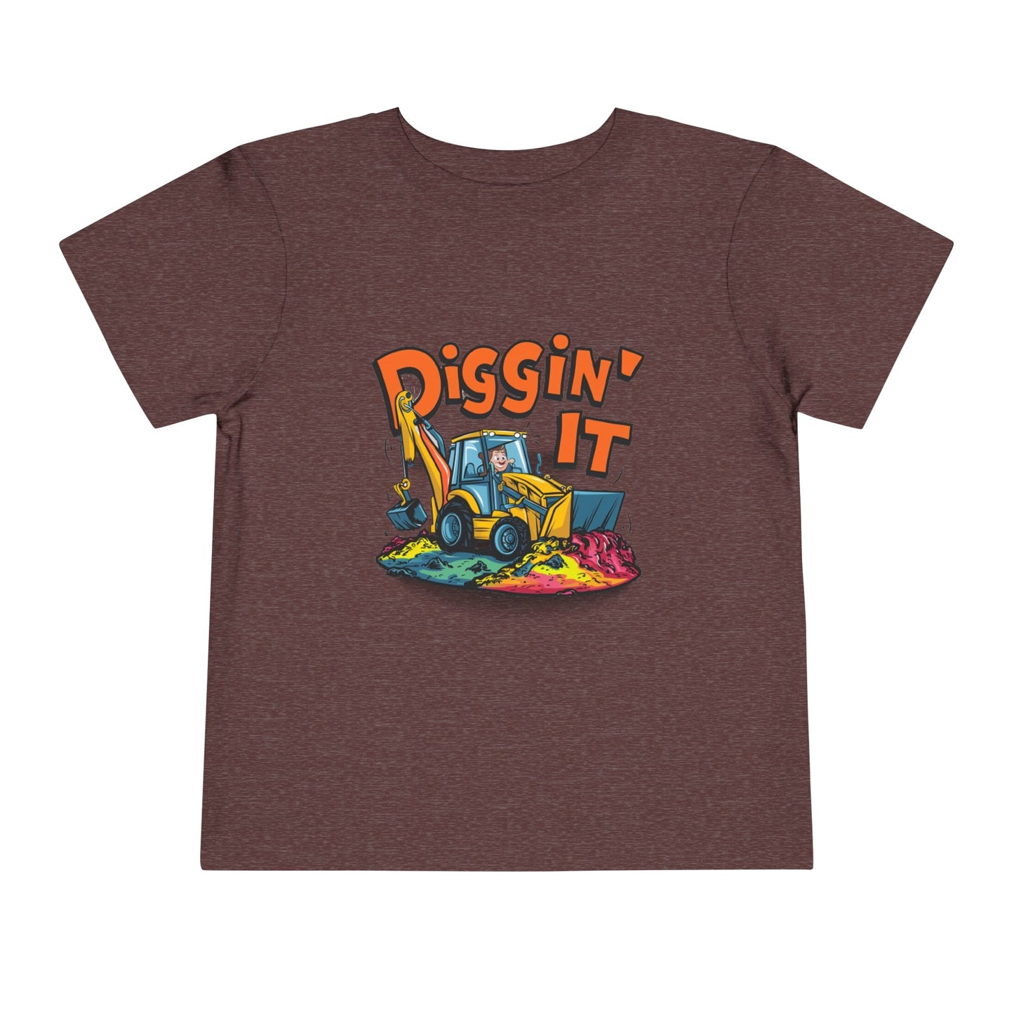 "DIGGIN' IT - BACKHOE" Toddler Short Sleeve Tee