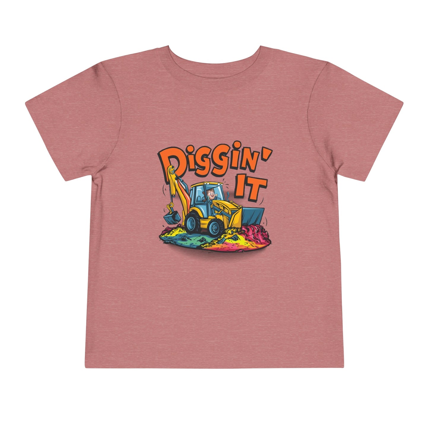 "DIGGIN' IT - BACKHOE" Toddler Short Sleeve Tee