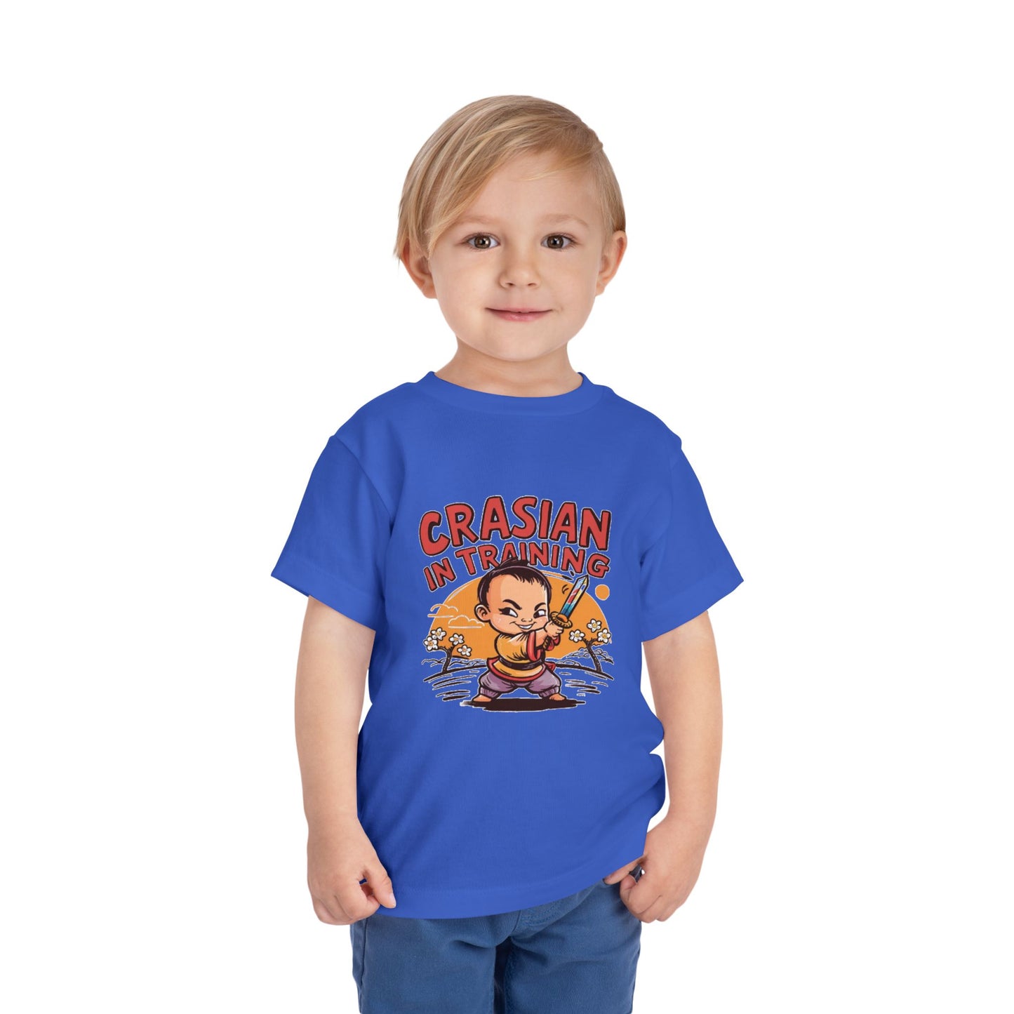 "CRASIAN IN TRAINING" Toddler Short Sleeve Tee