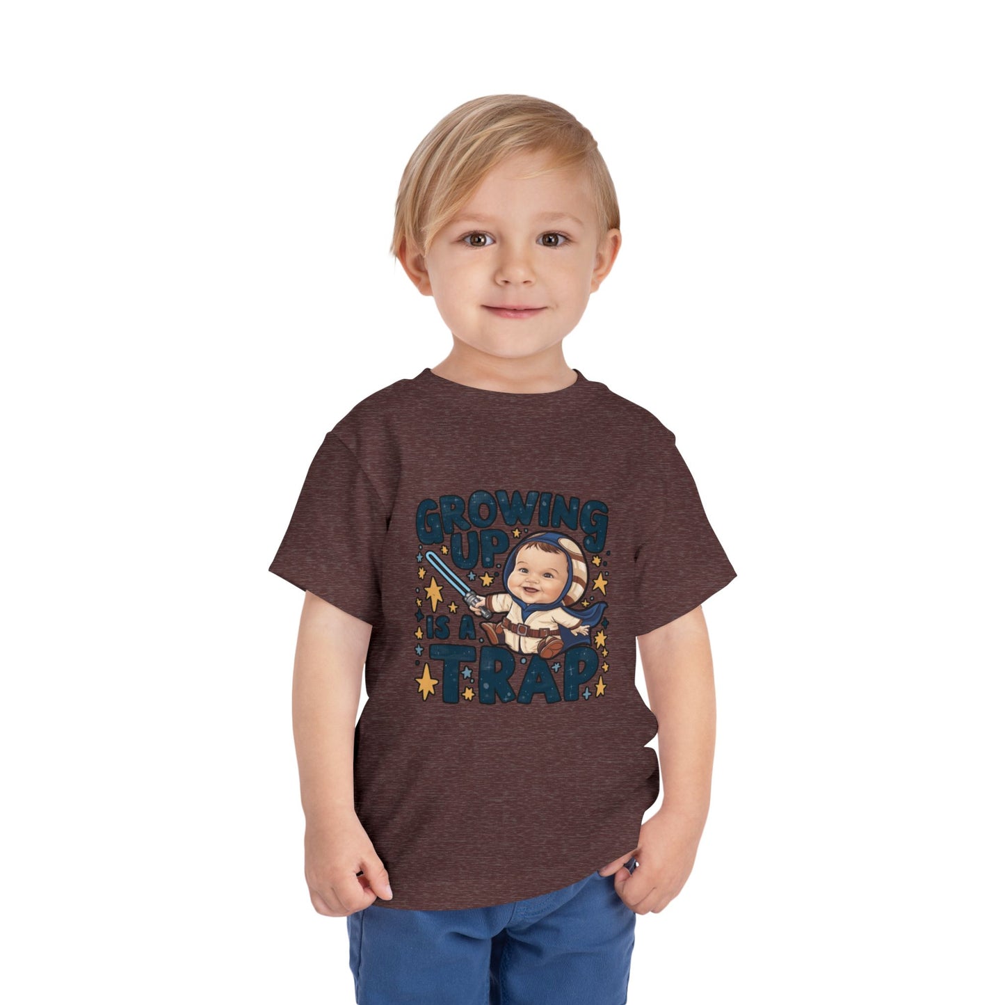 "GROWING UP IS A TRAP" Toddler Short Sleeve Tee