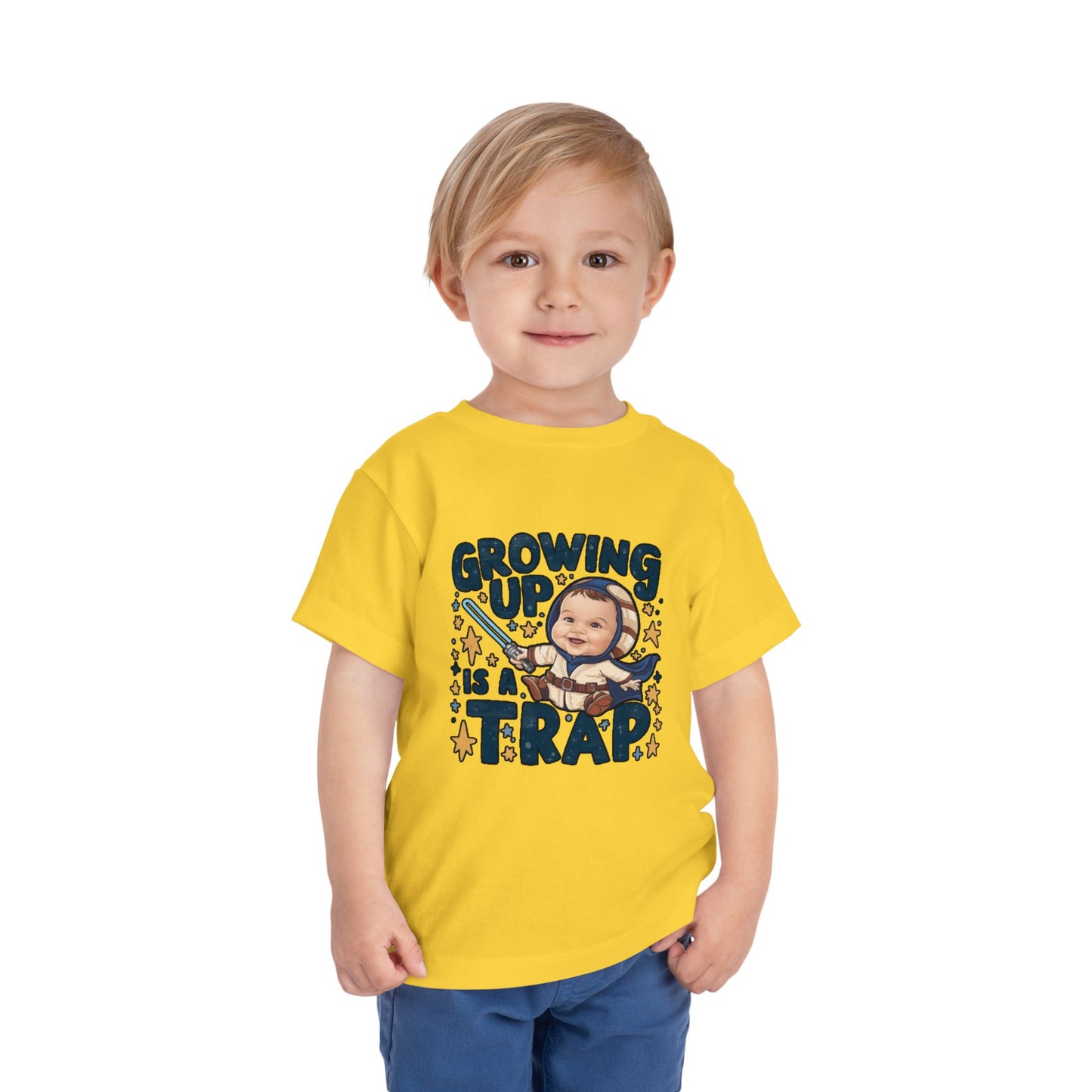 "GROWING UP IS A TRAP" Toddler Short Sleeve Tee