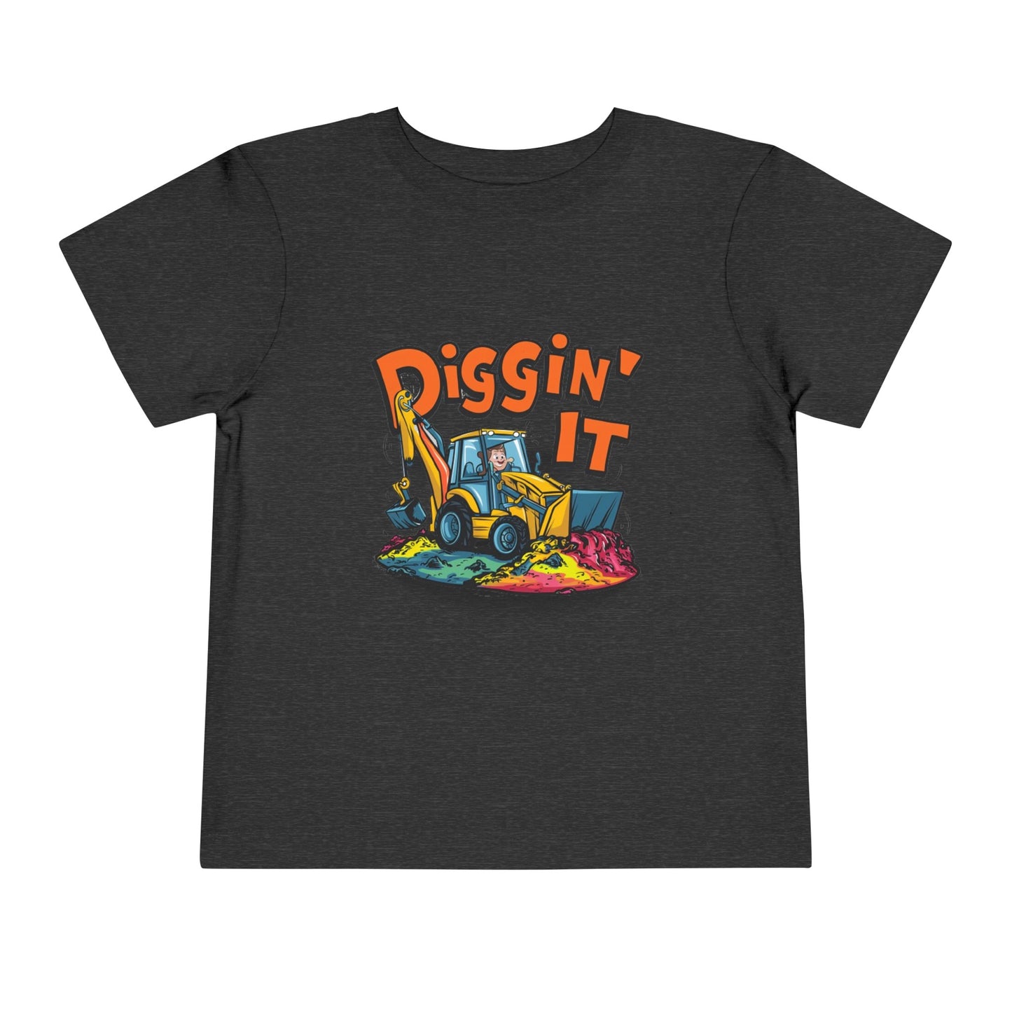 "DIGGIN' IT - BACKHOE" Toddler Short Sleeve Tee