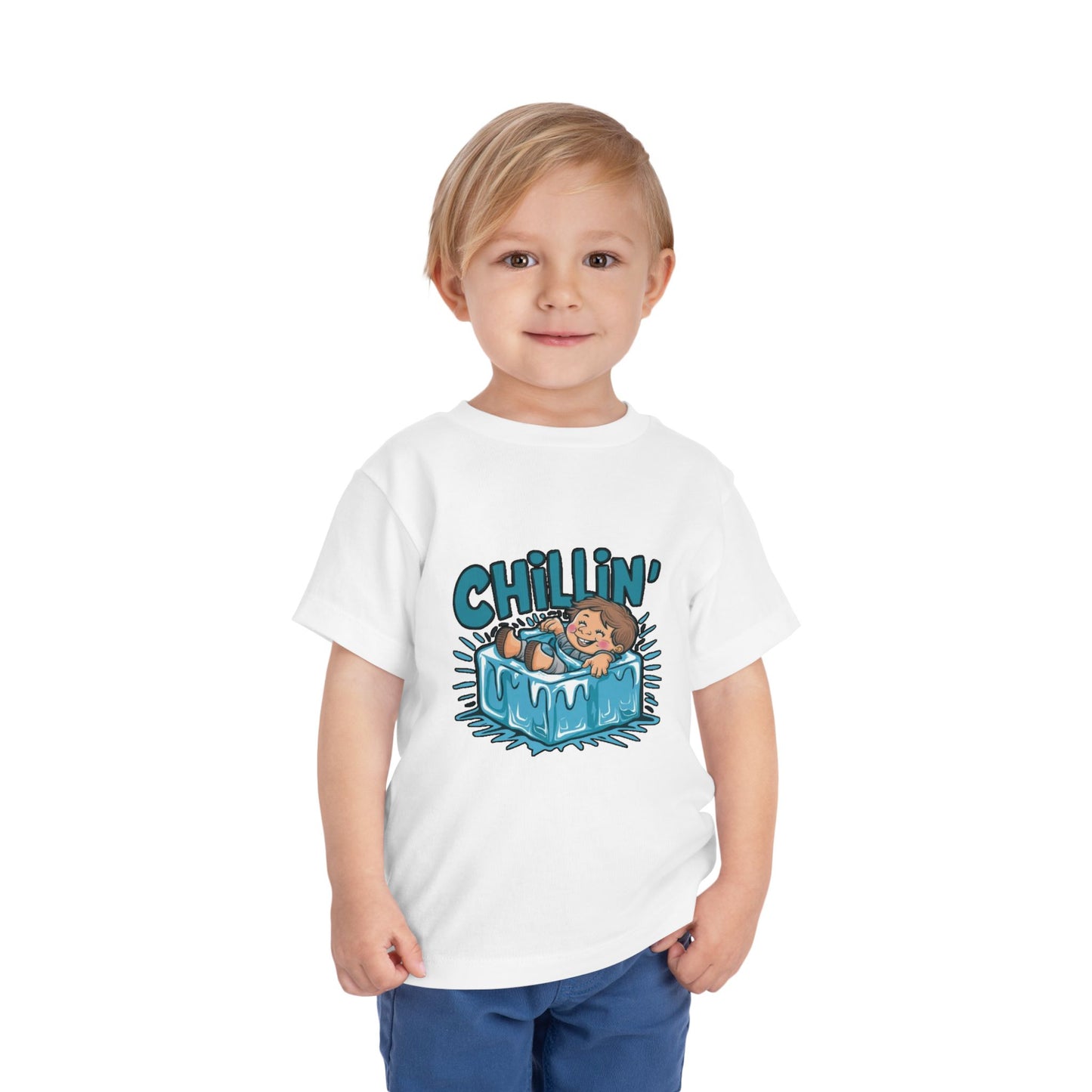 "CHILLIN" Toddler Short Sleeve Tee