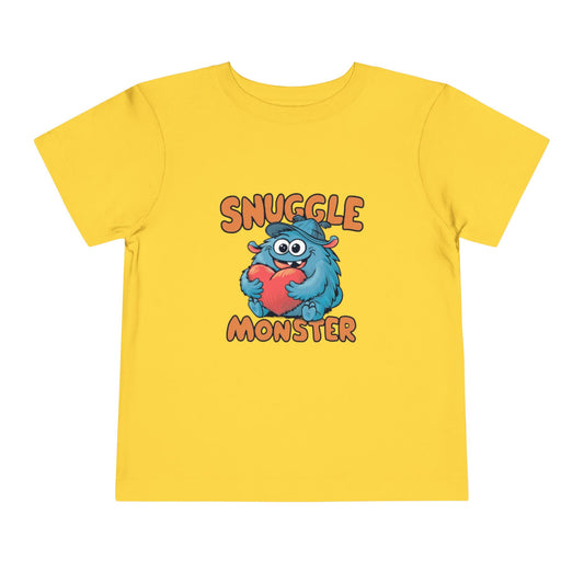 "SNUGGLE MONSTER" Toddler Short Sleeve Tee