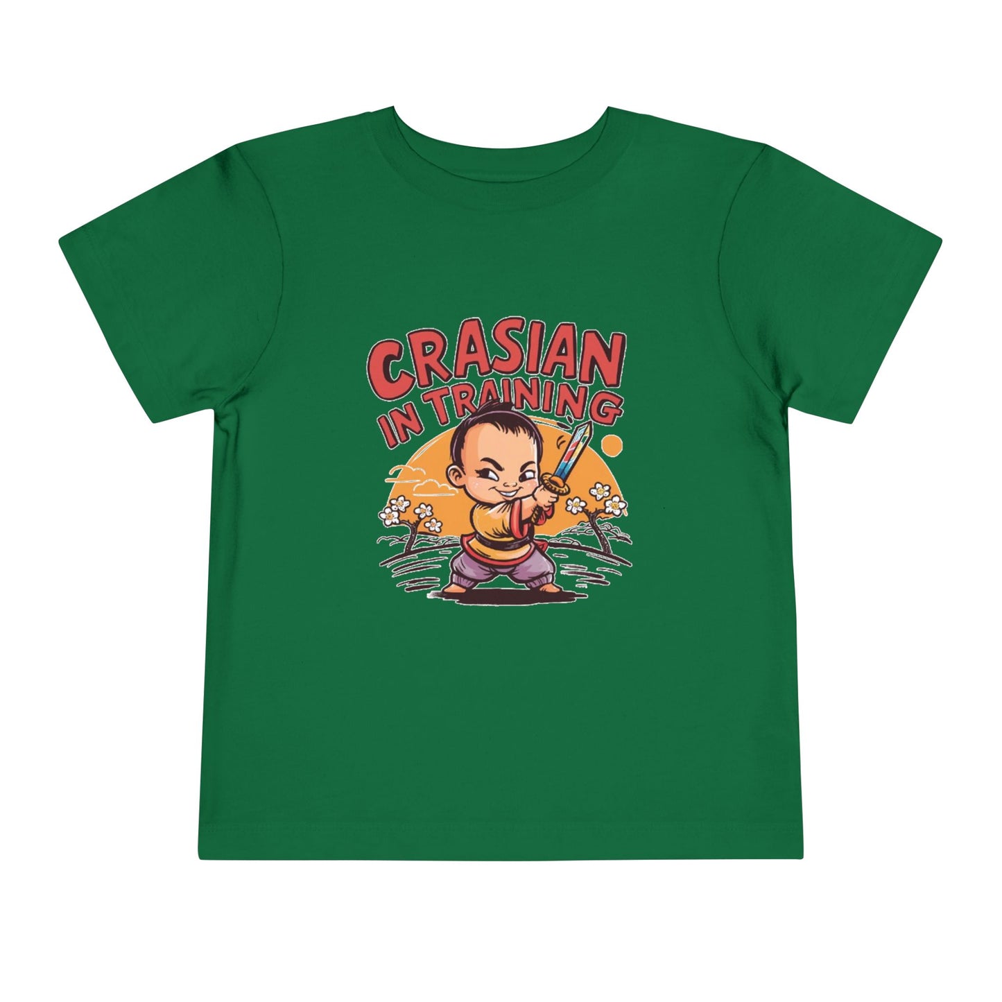 "CRASIAN IN TRAINING" Toddler Short Sleeve Tee