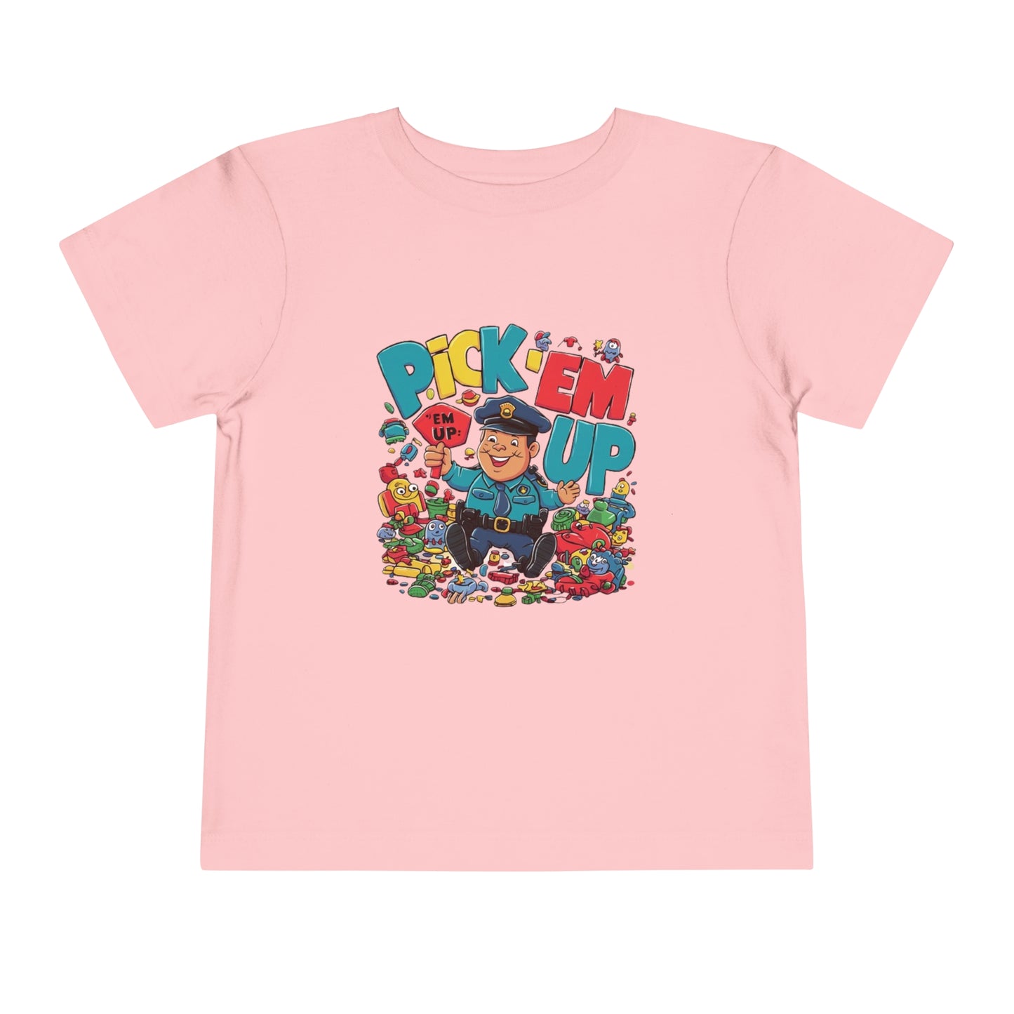 "TOY POLICE - PICK 'EM UP" Toddler Short Sleeve Tee