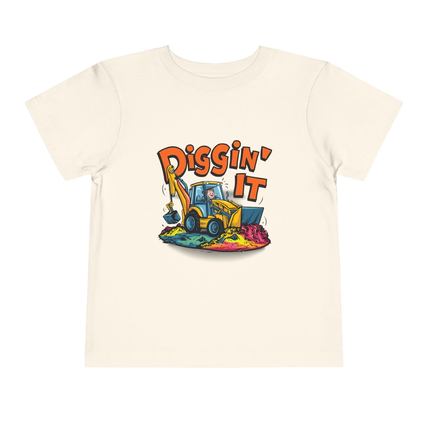 "DIGGIN' IT - BACKHOE" Toddler Short Sleeve Tee