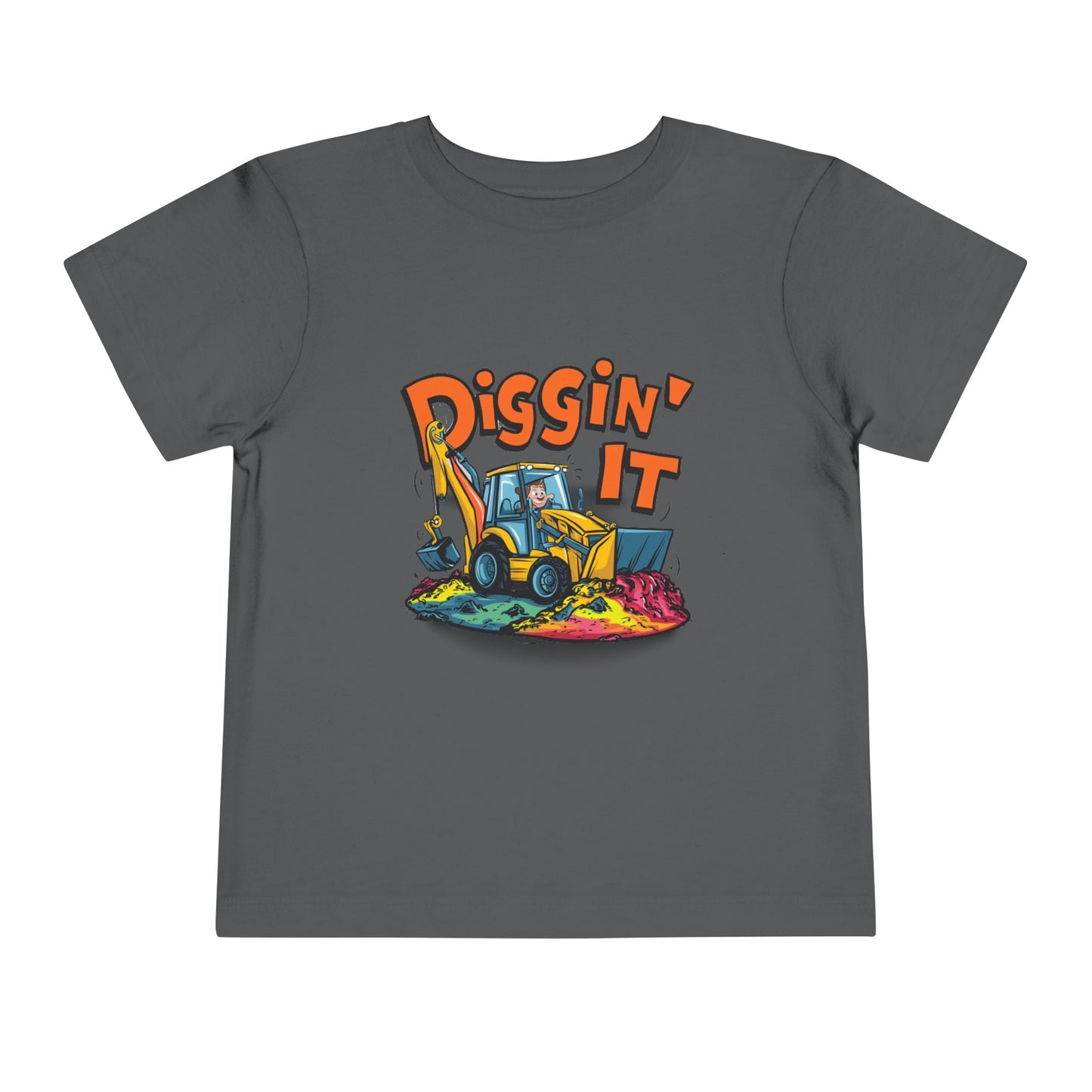 "DIGGIN' IT - BACKHOE" Toddler Short Sleeve Tee